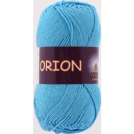 Пряжа Vita-cotton "Orion" 4561 Бирюзовый 77% мерсиризированный хлопок 23% вискоза 170м 50гр